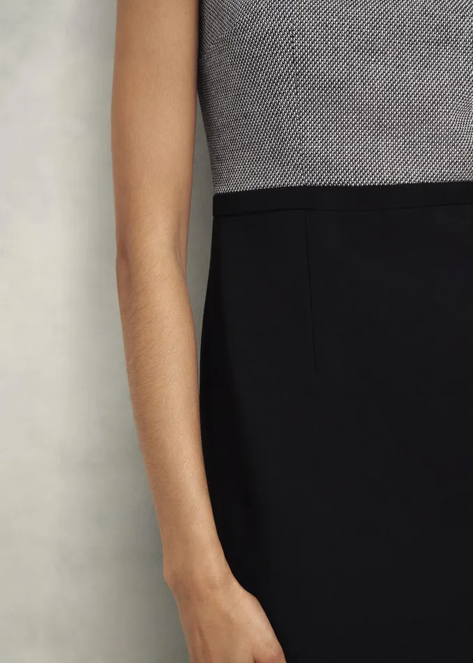 Women Nyra Dress Black Ivory Hobbs Dresses and Jumpsuits