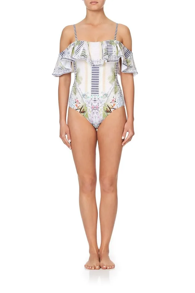 Women One Pieces Camilla Off Shoulder Frill One Piece Beach Shack