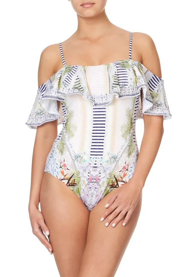 Women One Pieces Camilla Off Shoulder Frill One Piece Beach Shack