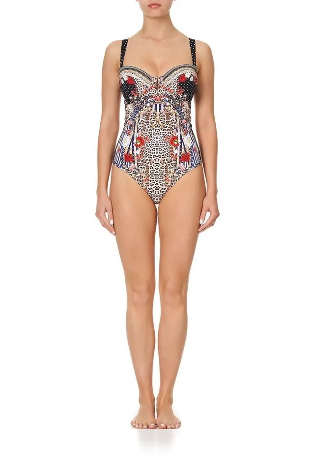 Women One Pieces Camilla V Wire Bra Style One Piece Dear Brigitte