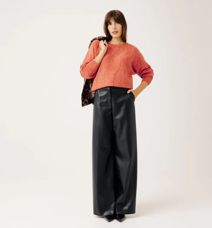 Women Oversized Glitzy Jumper 8211 Orange Promod Jumpers And Cardigans Women Oversized Glitzy Jumper 8211 Orange Promod Jumpers And Cardigans