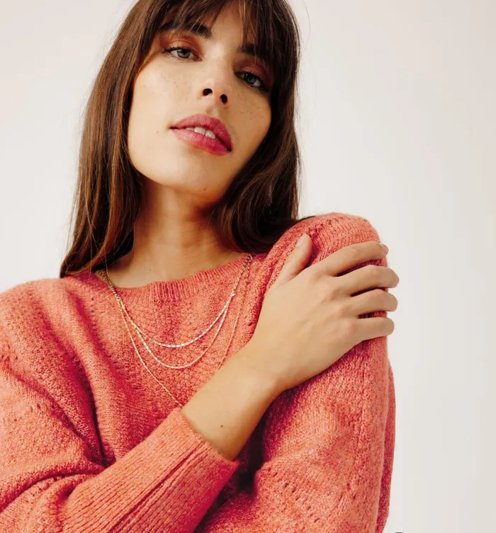 Women Oversized Glitzy Jumper 8211 Orange Promod Jumpers And Cardigans Women Oversized Glitzy Jumper 8211 Orange Promod Jumpers And Cardigans
