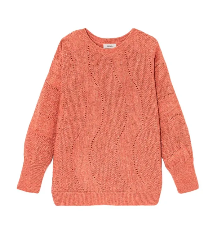 Women Oversized Glitzy Jumper 8211 Orange Promod Jumpers And Cardigans Women Oversized Glitzy Jumper 8211 Orange Promod Jumpers And Cardigans