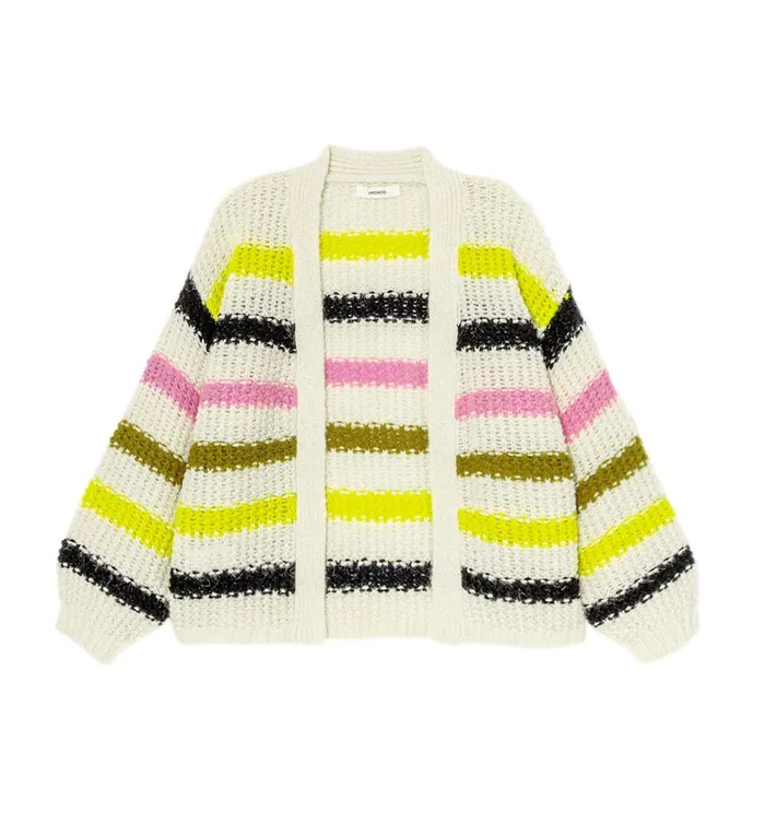 Women Oversized Striped Cardigan 8211 Multicolour Stripes Promod Jumpers And Cardigans Women Oversized Striped Cardigan 8211 Multicolour Stripes Promod Jumpers And Cardigans
