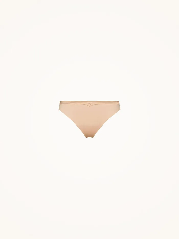 Women Panties Wolford 3W String Rose Tan