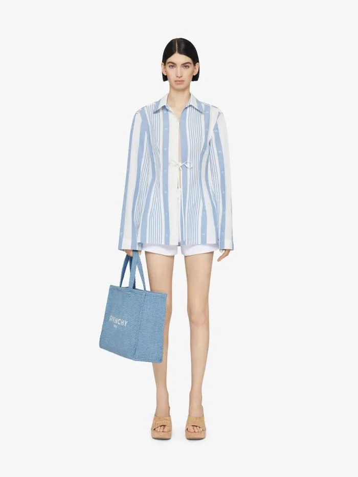 Women Pants and Shorts Givenchy Slim Fit Shorts In Denim White