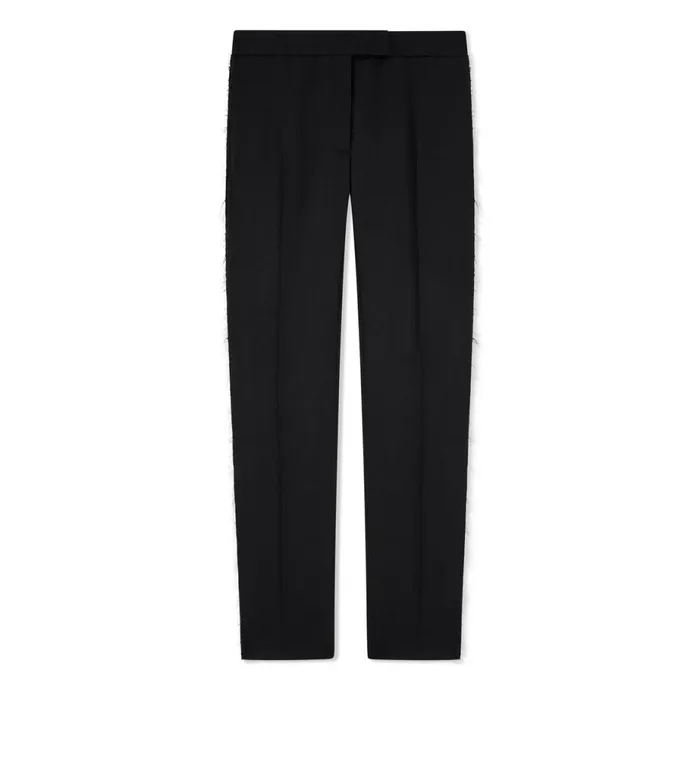 Women Pants and Shorts Tom Ford Gran De Poudre 034Tuxedo034 Skinny Pants Black