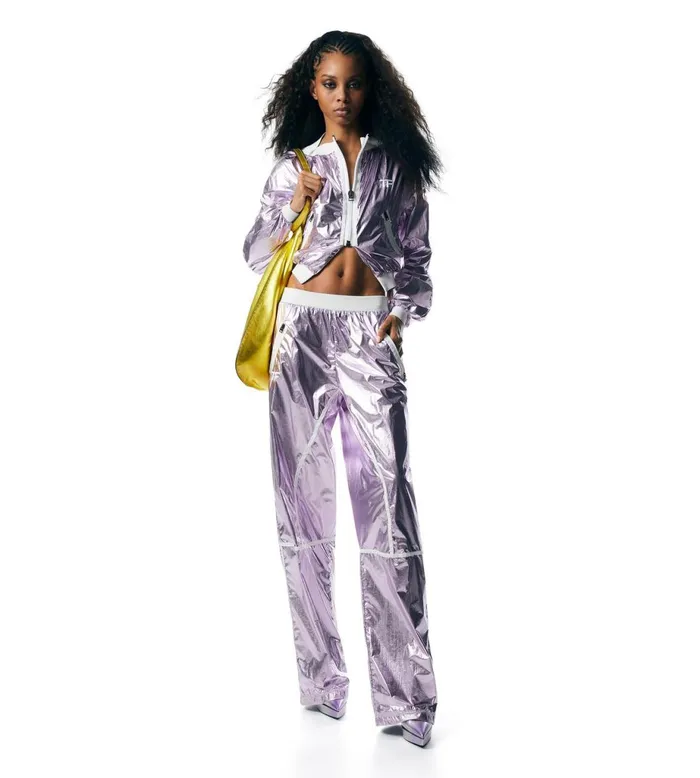 Women Pants and Shorts Tom Ford Laminated Nylon Track Pants Women Pants and Shorts Tom Ford Laminated Nylon Track Pants