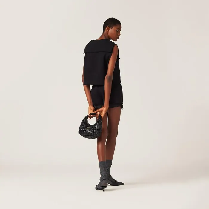 Women Pants And Shorts Miu Miu Cotton Shorts Black Women Pants And Shorts Miu Miu Cotton Shorts Black