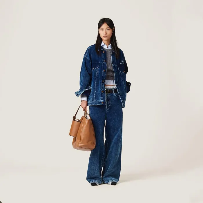 Women Pants And Shorts Miu Miu Washed Corduroy Pants Indigo Blue Women Pants And Shorts Miu Miu Washed Corduroy Pants Indigo Blue