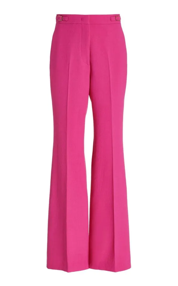 Women Pants Gabriela Hearst Vesta Pant In Fuchsia Virgin Wool Crepe