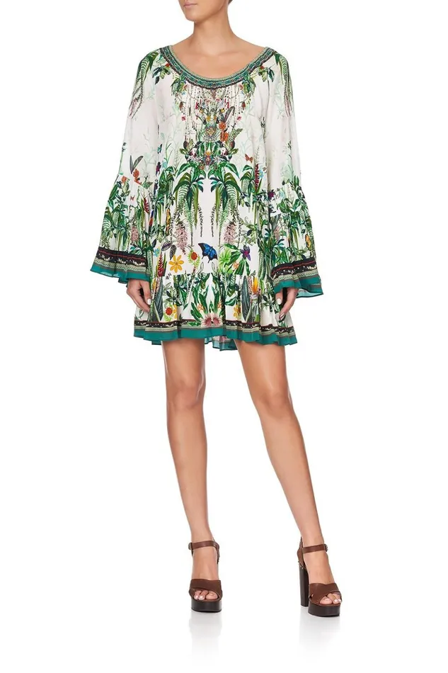 Women Party Dresses Camilla A Line Frill Dress Daintree Darling
