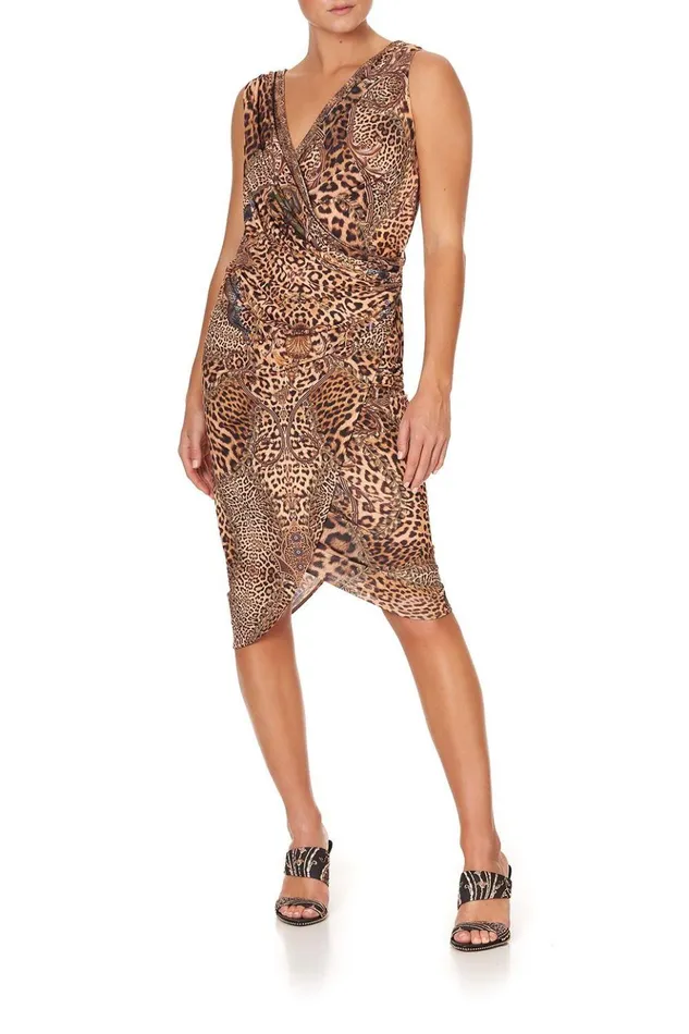 Women Party Dresses Camilla Jersey Drapped Dress Lady Lodge