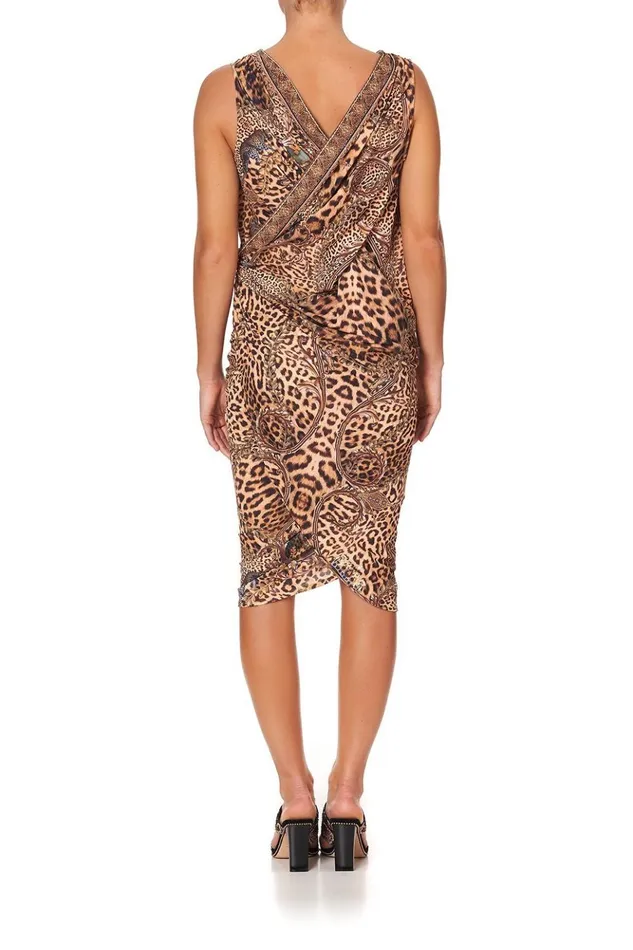 Women Party Dresses Camilla Jersey Drapped Dress Lady Lodge