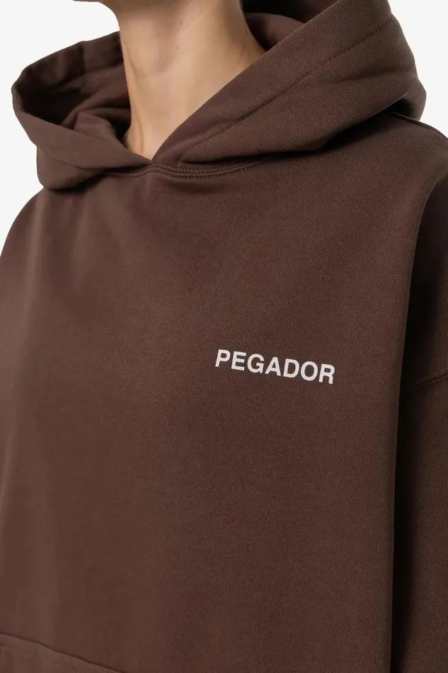 Women Pegador Hoodies Mairi Oversized Hoodie Washed Hazel Brown Women Pegador Hoodies Mairi Oversized Hoodie Washed Hazel Brown