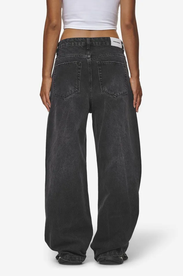 Women Pegador Jeans Mally Super Baggy Jeans Washed Deep Grey Women Pegador Jeans Mally Super Baggy Jeans Washed Deep Grey
