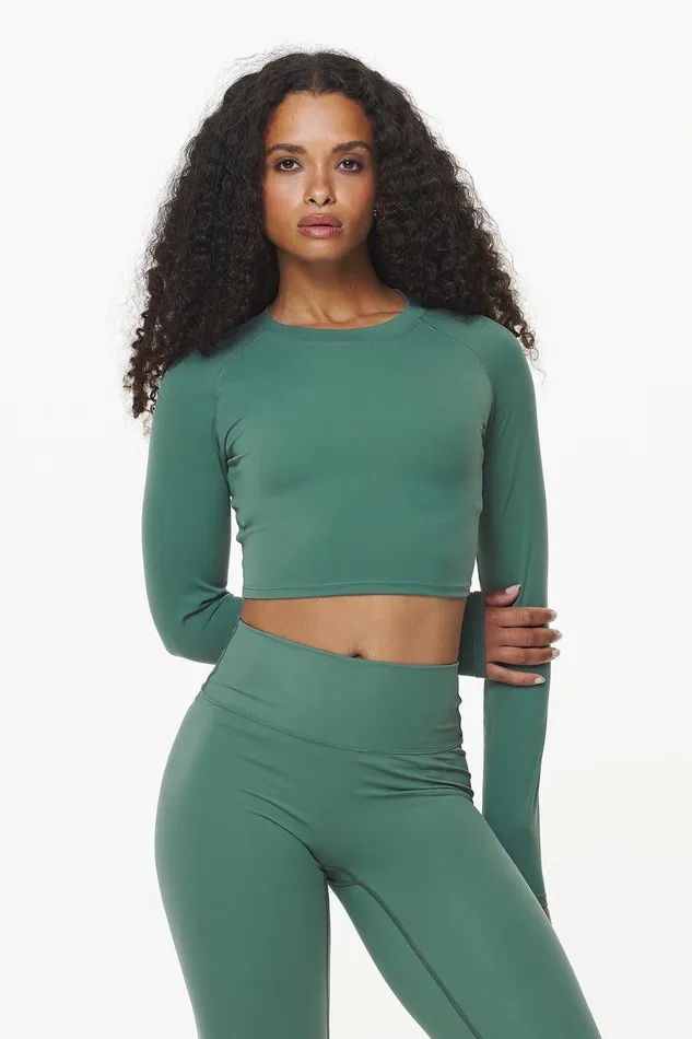 Women Pegador Longsleeves Bow Longsleeve Garden Green