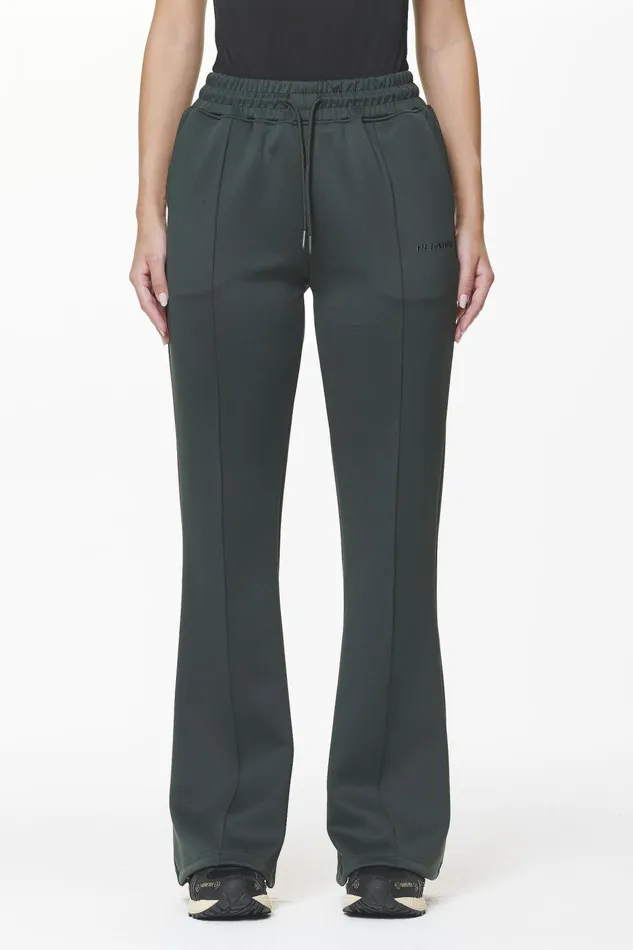 Women Pegador Pants Clair Flared Track Pants Sage Green