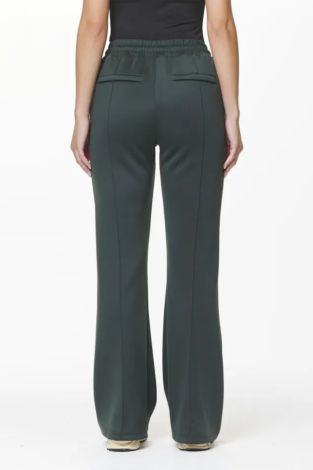 Women Pegador Pants Clair Flared Track Pants Sage Green