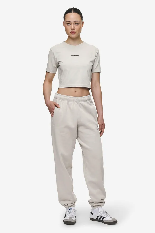 Women Pegador Pants Villa High Waisted Sweat Pants Washed Moon Grey Black Gum Women Pegador Pants Villa High Waisted Sweat Pants Washed Moon Grey Black Gum