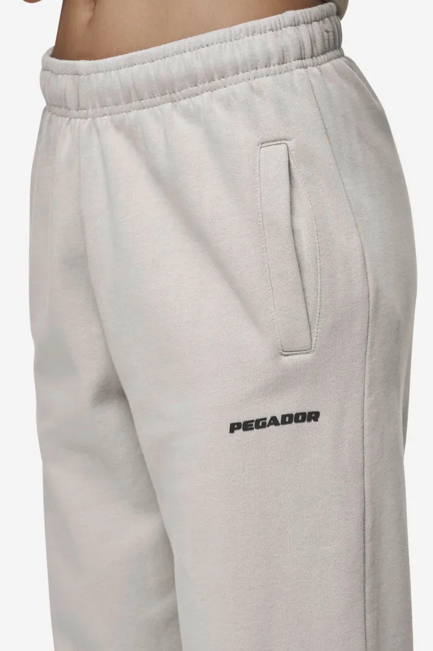 Women Pegador Pants Villa High Waisted Sweat Pants Washed Moon Grey Black Gum Women Pegador Pants Villa High Waisted Sweat Pants Washed Moon Grey Black Gum