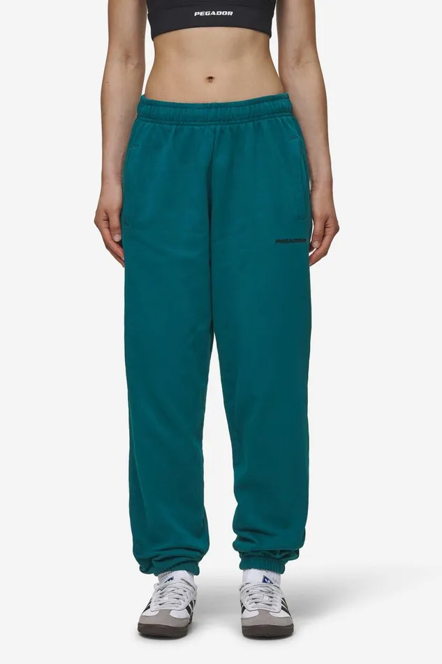 Women Pegador Pants Villa High Waisted Sweat Pants Washed Urban Turquoise Black Gum Women Pegador Pants Villa High Waisted Sweat Pants Washed Urban Turquoise Black Gum