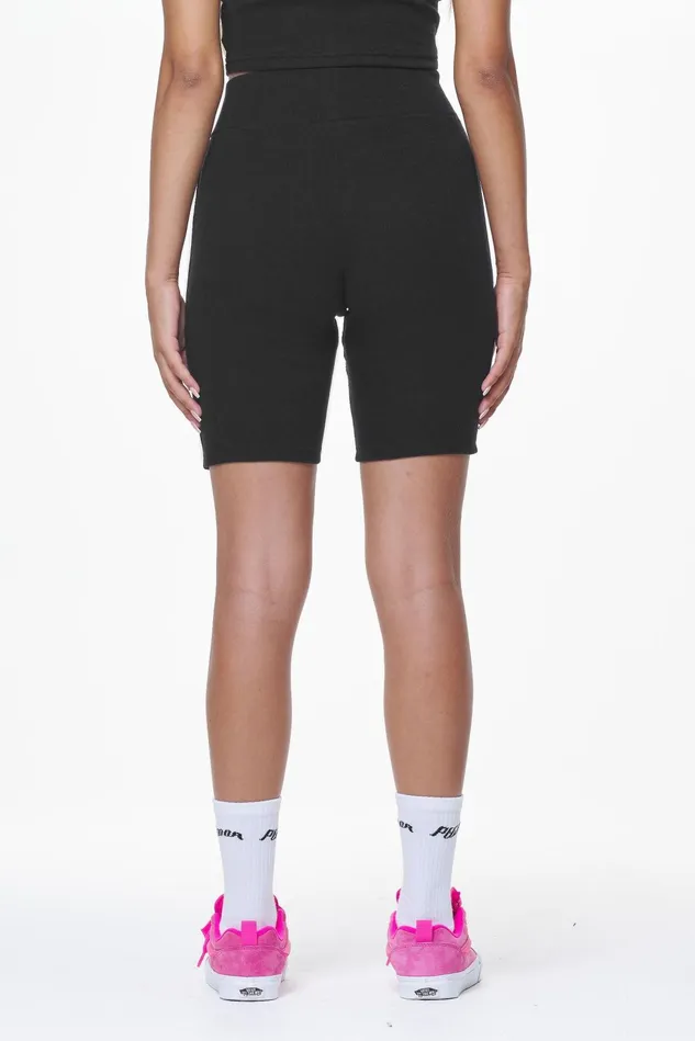 Women Pegador Shorts Barrie Rib Biker Shorts Black Women Pegador Shorts Barrie Rib Biker Shorts Black