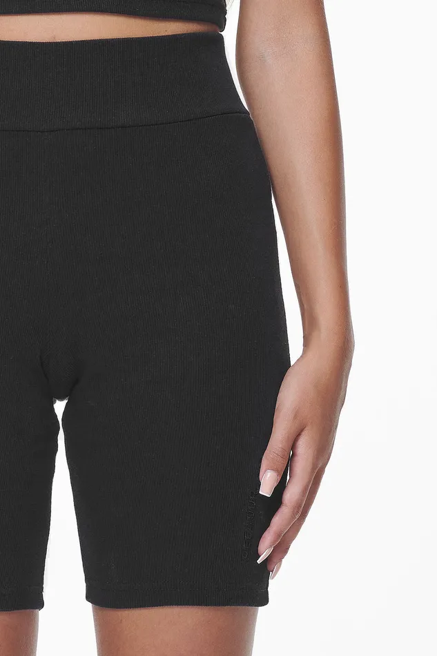 Women Pegador Shorts Barrie Rib Biker Shorts Black Women Pegador Shorts Barrie Rib Biker Shorts Black