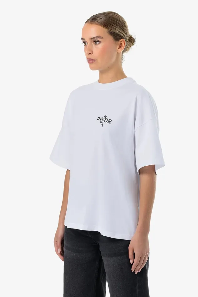 Women Pegador Tees Ailis Oversized Tee White Women Pegador Tees Ailis Oversized Tee White