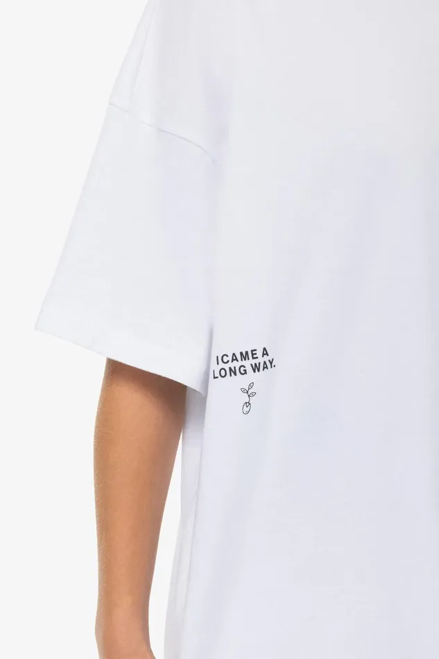 Women Pegador Tees Ailis Oversized Tee White Women Pegador Tees Ailis Oversized Tee White