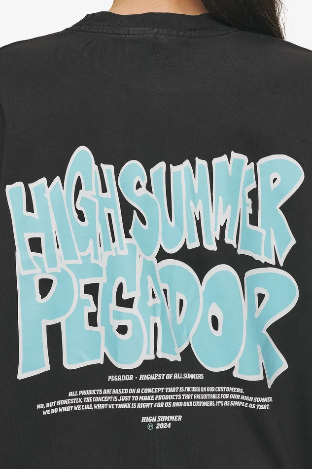 Women Pegador Tees Farrar Boxy Tee Vintage Black Women Pegador Tees Farrar Boxy Tee Vintage Black