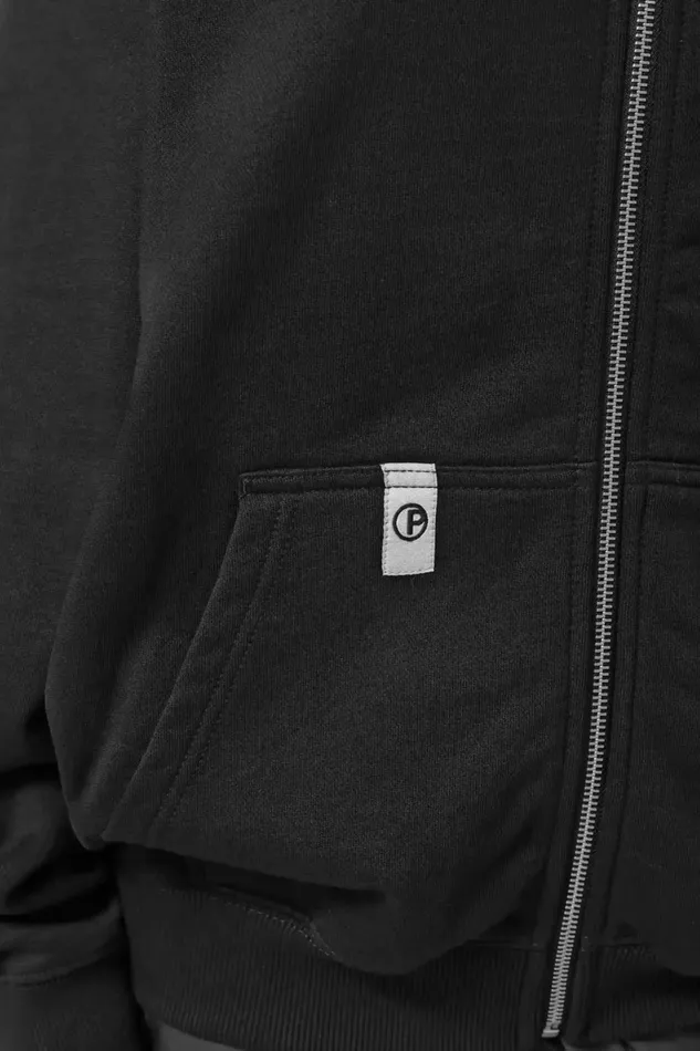 Women Pegador Zip Hoodies Dee Oversized Sweat Jacket Washed Black Women Pegador Zip Hoodies Dee Oversized Sweat Jacket Washed Black