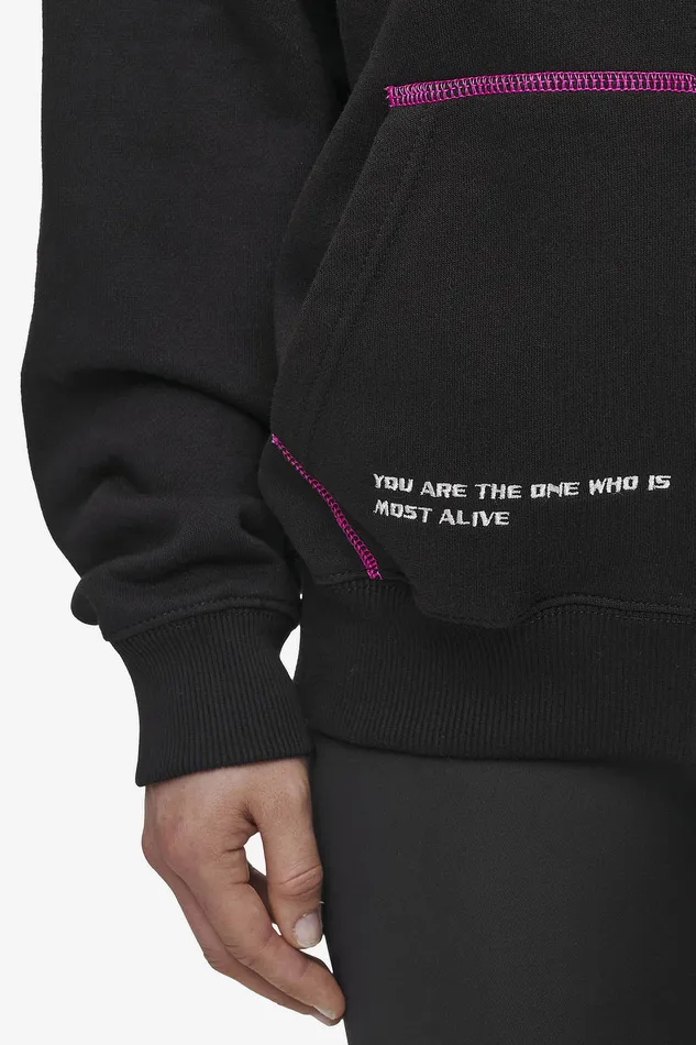 Women Pegador Zip Hoodies Jenna Oversized Sweat Jacket Washed Black Women Pegador Zip Hoodies Jenna Oversized Sweat Jacket Washed Black