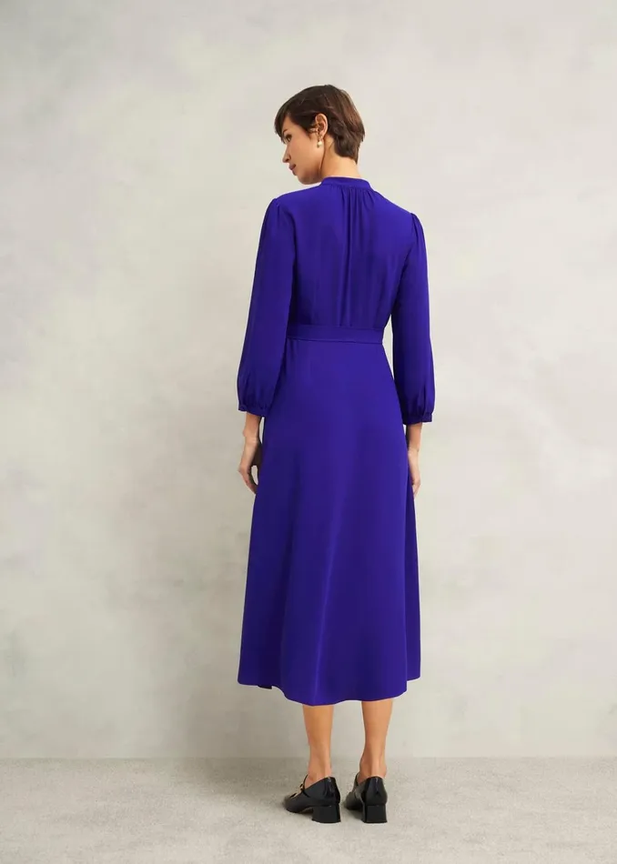 Women Peony Dress Cobalt Blue Hobbs Dresses and Jumpsuits