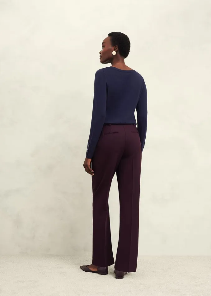 Women Perla Merino Wool Jumper Hobbs Navy Hobbs Jumpers and Cardigans