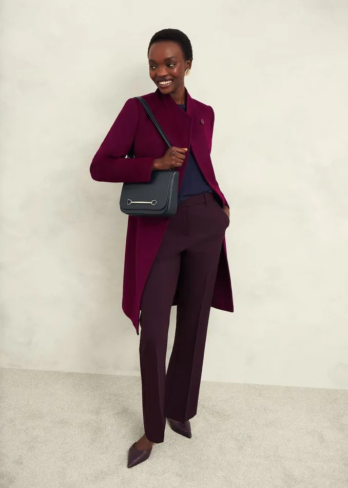Women Perla Merino Wool Jumper Hobbs Navy Hobbs Jumpers and Cardigans