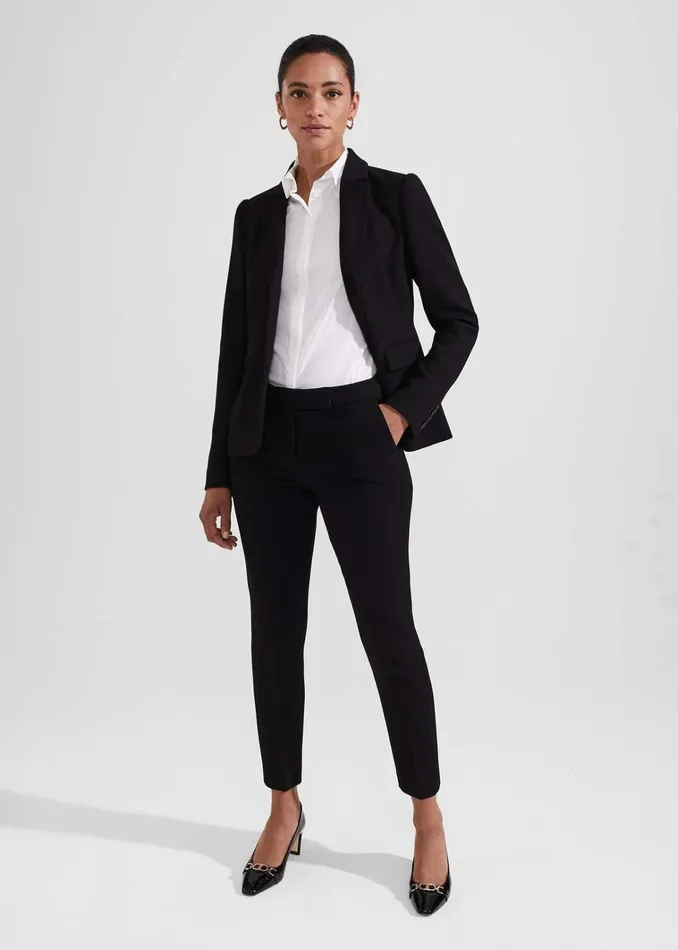 Women Petite Charley Trousers Black Hobbs Suits and CoOrds