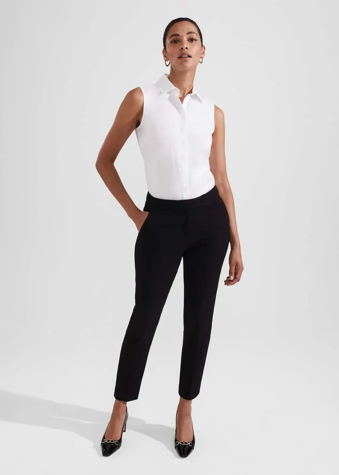 Women Petite Charley Trousers Black Hobbs Suits and CoOrds