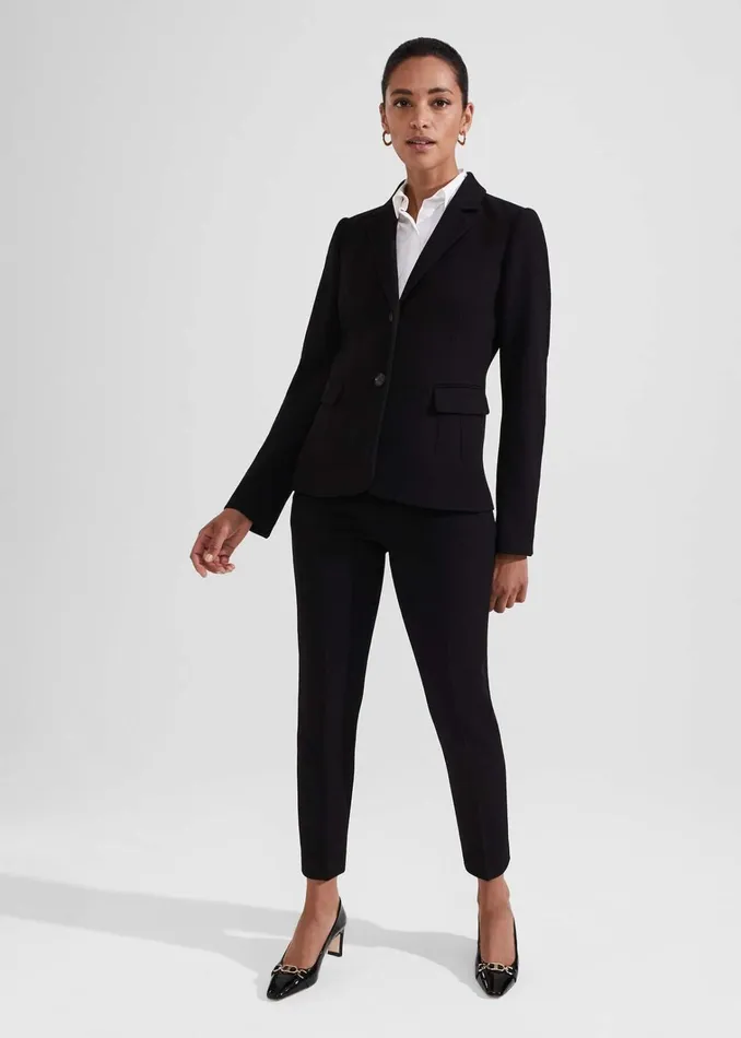 Women Petite Charley Trousers Black Hobbs Suits and CoOrds