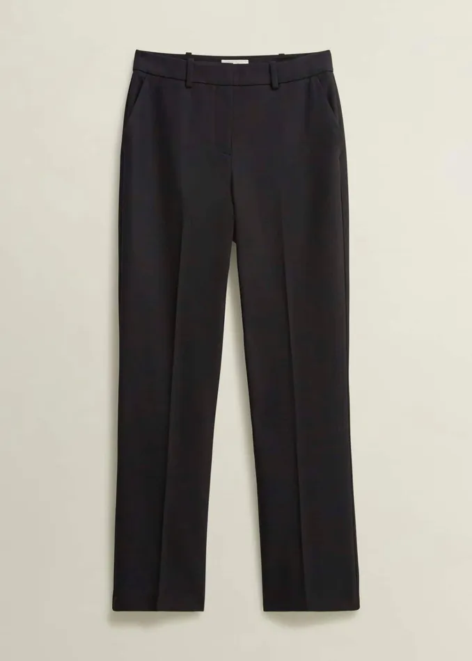 Women Petite Gerrie Trousers Black Hobbs Trousers