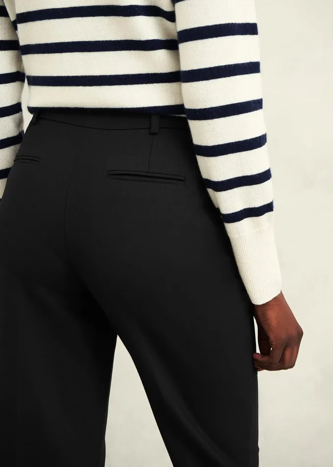 Women Petite Gerrie Trousers Black Hobbs Trousers