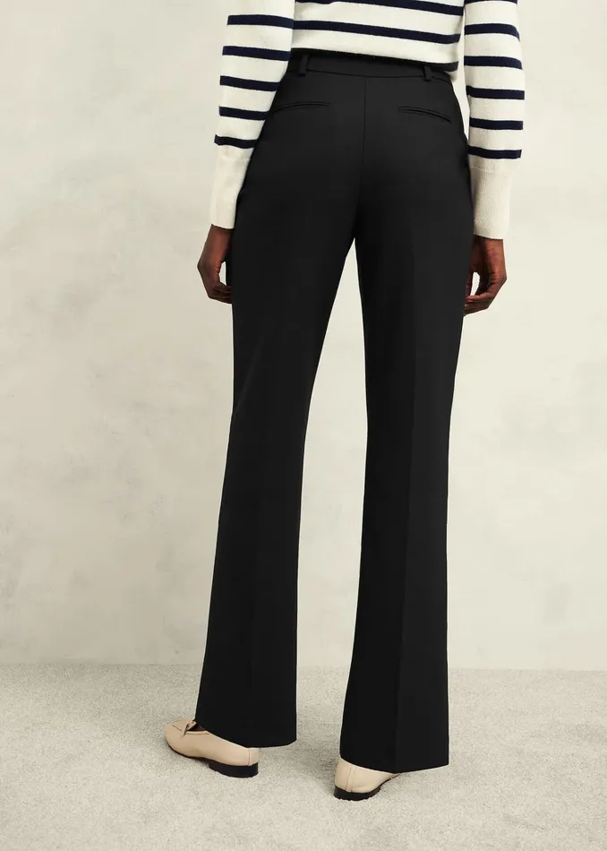 Women Petite Gerrie Trousers Black Hobbs Trousers