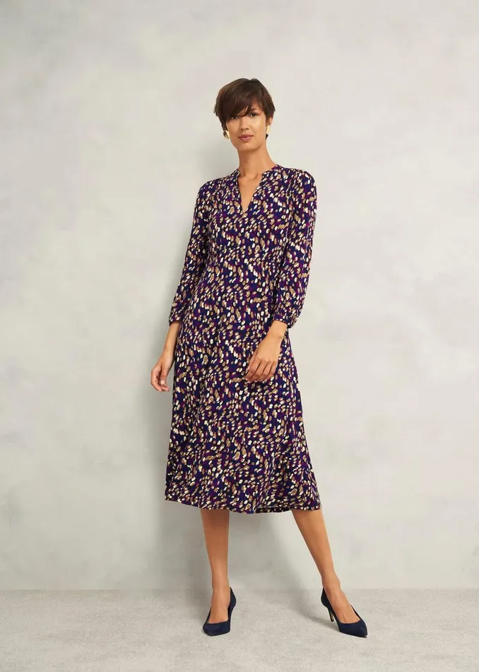 Women Petite Harlie Jersey Dress Multi Hobbs Dresses and Jumpsuits