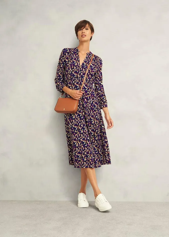 Women Petite Harlie Jersey Dress Multi Hobbs Dresses and Jumpsuits