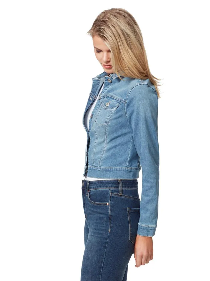 Women Pixie Jacket In Go Steady Jessica Simpson Denim
