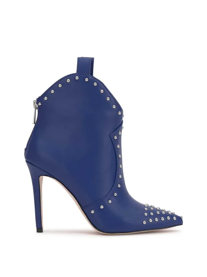 Women Pixillez Studded Bootie In Blue Hour Jessica Simpson Boots and Booties