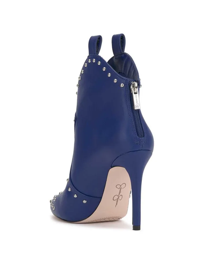 Women Pixillez Studded Bootie In Blue Hour Jessica Simpson Boots and Booties