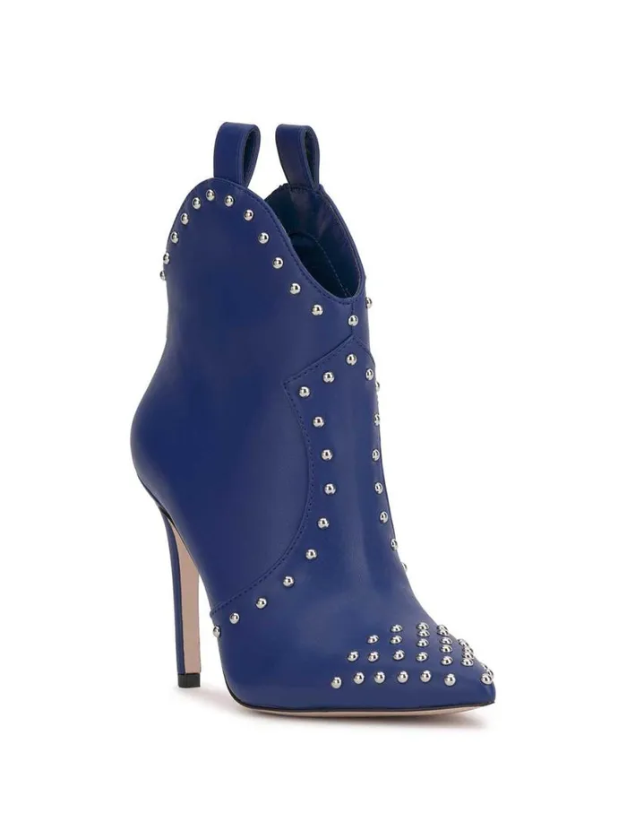 Women Pixillez Studded Bootie In Blue Hour Jessica Simpson Boots and Booties