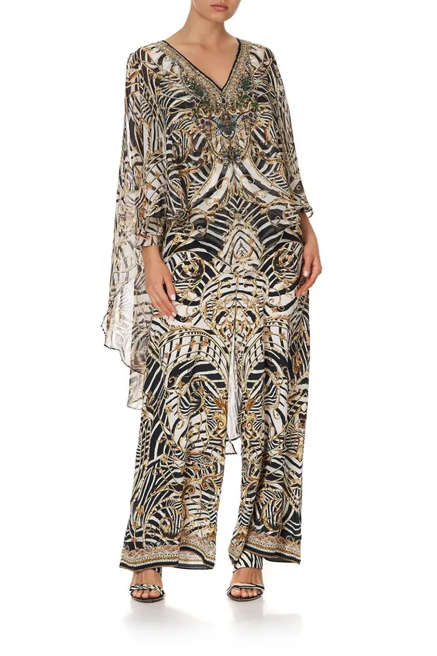 Women Playsuits and Jumpsuits Camilla Flared Jumpsuit With Overlay Night Waiting For Day