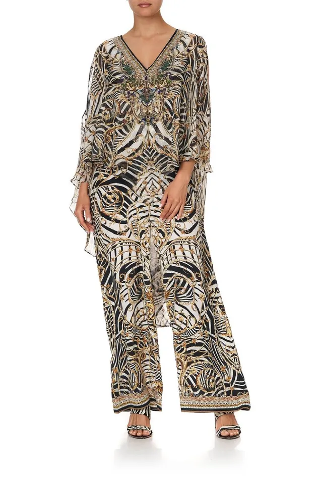Women Playsuits and Jumpsuits Camilla Flared Jumpsuit With Overlay Night Waiting For Day